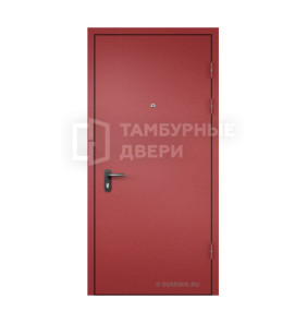 Дверь тамбурная глухая в подъезд порошок — МДФ ТД-3